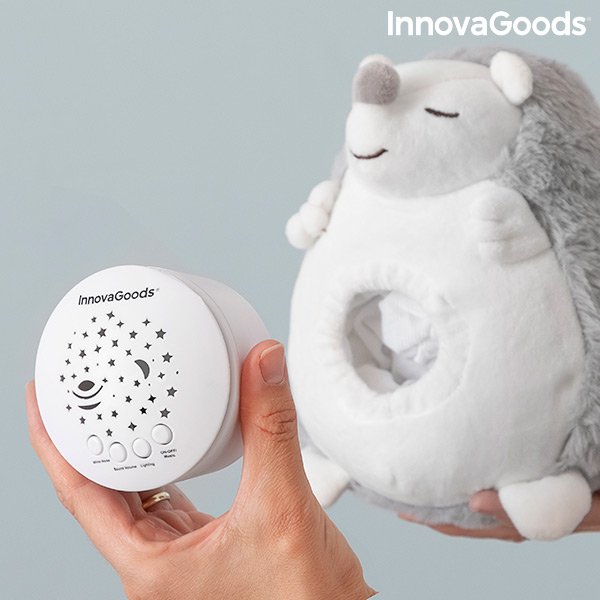 Hérisson en Peluche avec Bruit Blanc et Veilleuse Spikey InnovaGoods – Image 5