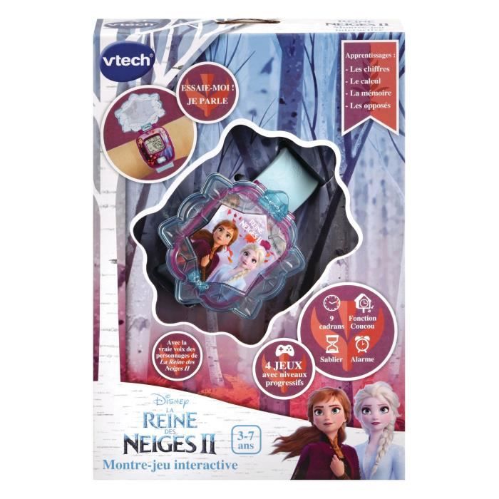VTECH - LA REINE DES NEIGES 2 - La Montre-Jeu Interactive d'Elsa – Image 4