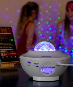 Projecteur d'Étoiles LED et Laser avec Haut-parleur Sedlay InnovaGoods