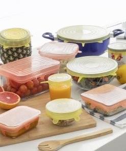 Jeu de 10 Couvercles de Cuisine Réutilisables et Réglables Lilyd InnovaGoods