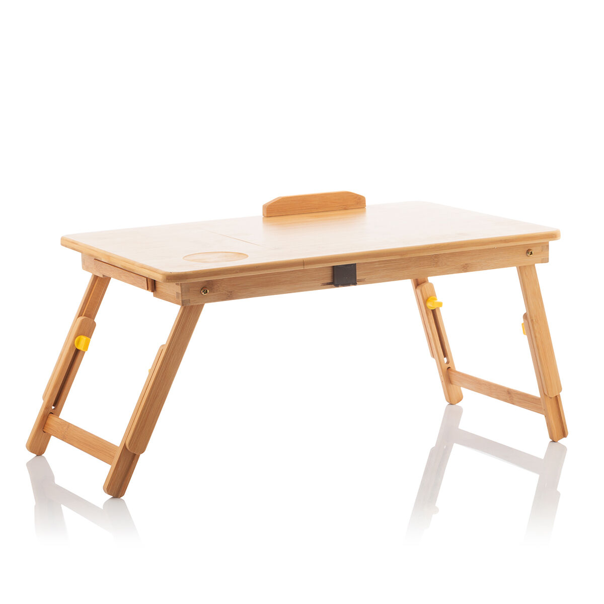 Table pliante d'appoint en bambou Lapwood InnovaGoods – Image 4