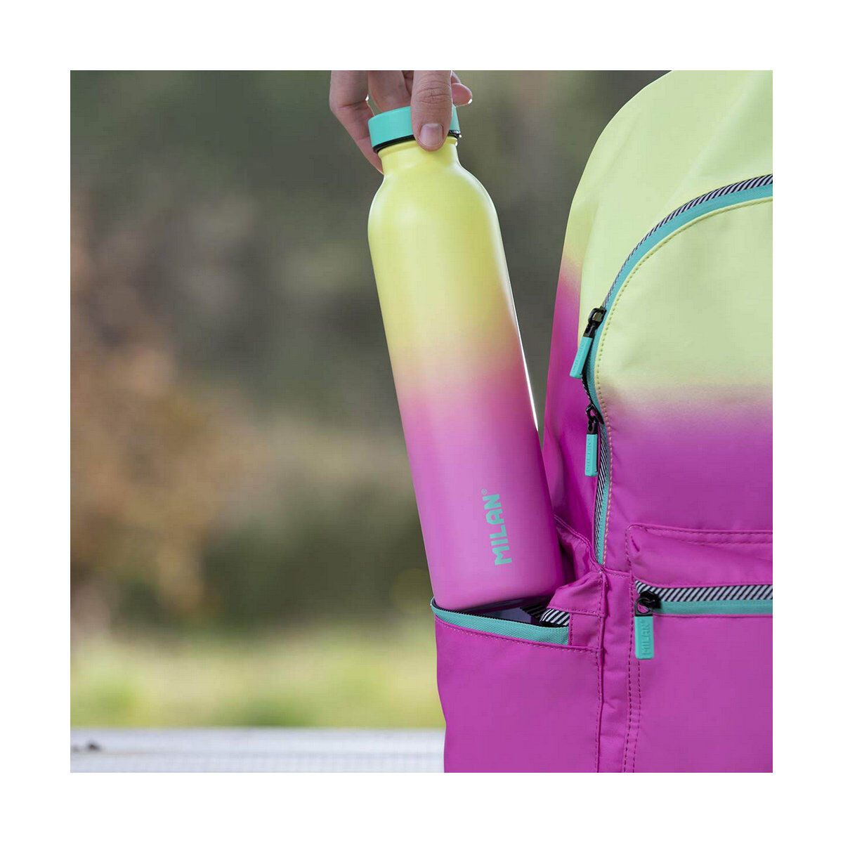 Bouteille Thermique Milan Sunset Acier inoxydable Jaune 591 ml – Image 5