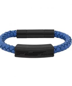 Bracelet Homme Police PJ26492BLN.01 Cuir 19 cm
