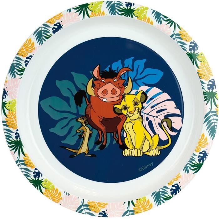 Lot Vaisselle Disney Le Roi Lion - FUN HOUSE - 006360 - Verre, Assiette Creuse, Assiette Plate, Mug, Gourde, Boîte Goûter Couverts – Image 3