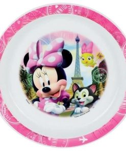 Alternative view of Lot Vaisselle Disney Minnie - FUN HOUSE - 006377 - Verre, Assiette Creuse, Assiette Plate, Gourde, Boîte Goûter et Couverts