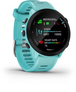Montre connectée sport - GARMIN - Forerunner 55 - Aqua (Vert d'eau)