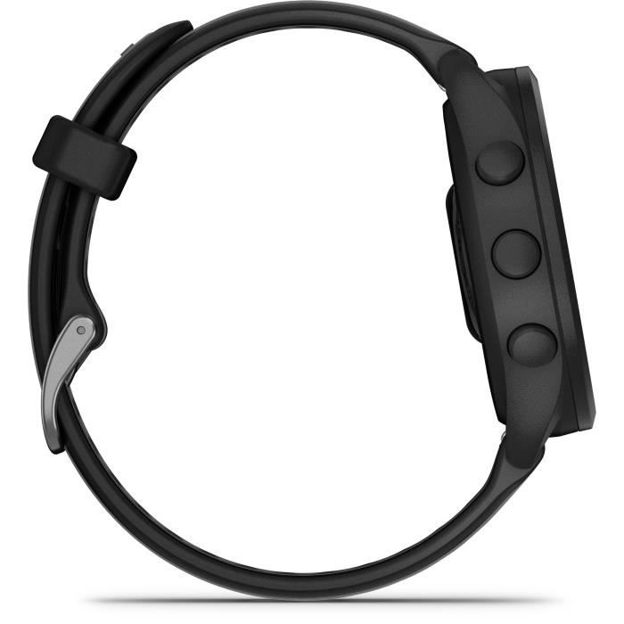 Montre GPS connectée - GARMIN - Forerunner 165 - 1,2 - Noir avec bracelet Noir et Gris – Image 3