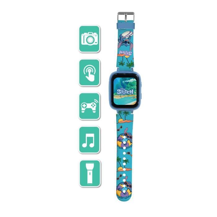 Montre avec écran couleurs Stitch avec camera et carte mémoire de 8 Go – Image 2