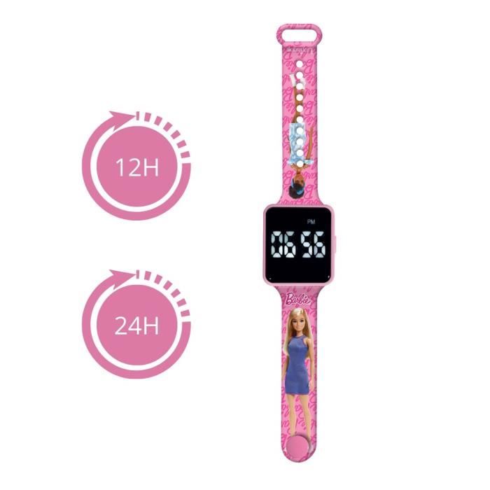 Lexibook - Barbie - Montre LED connectée - Bracelet ajustable – Image 3