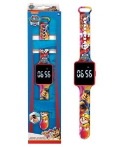 Lexibook - Pat' Patrouille - Montre LED connectée - Bracelet ajustable