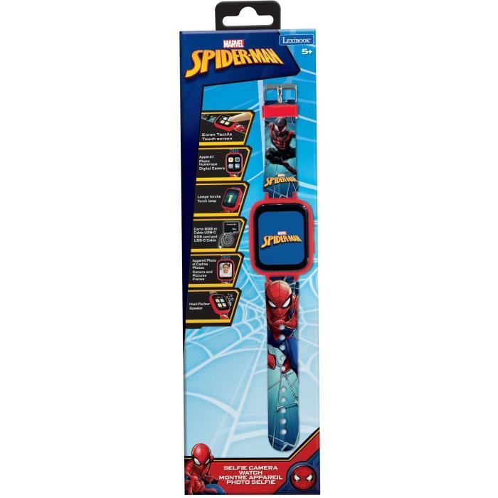 Montre avec écran couleurs SpiderMan avec camera et carte mémoire de 8 Go – Image 5