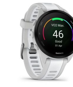 Alternative view of Montre GPS connectée - GARMIN - Forerunner 165 - 1,2 - Blanc avec bracelet Blanc et Gris clair