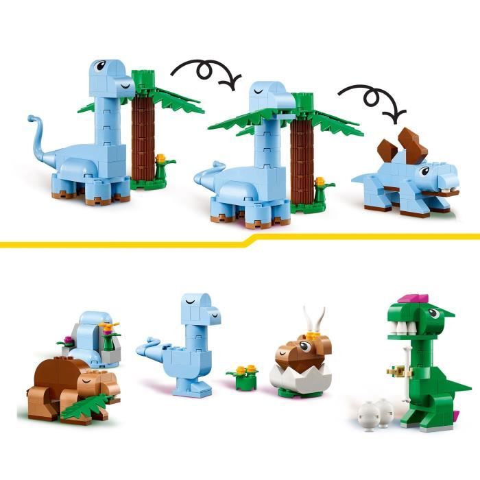 LEGO Classic 11041 Les dinosaures créatifs - Jouet de construction incluant un T-rex – Image 3