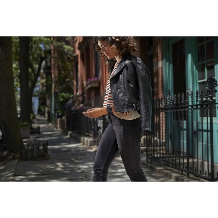 GARMIN Vivomove Sport - Montre de sport connectée a aiguilles et écran tactile - Noir Slate – Image 5