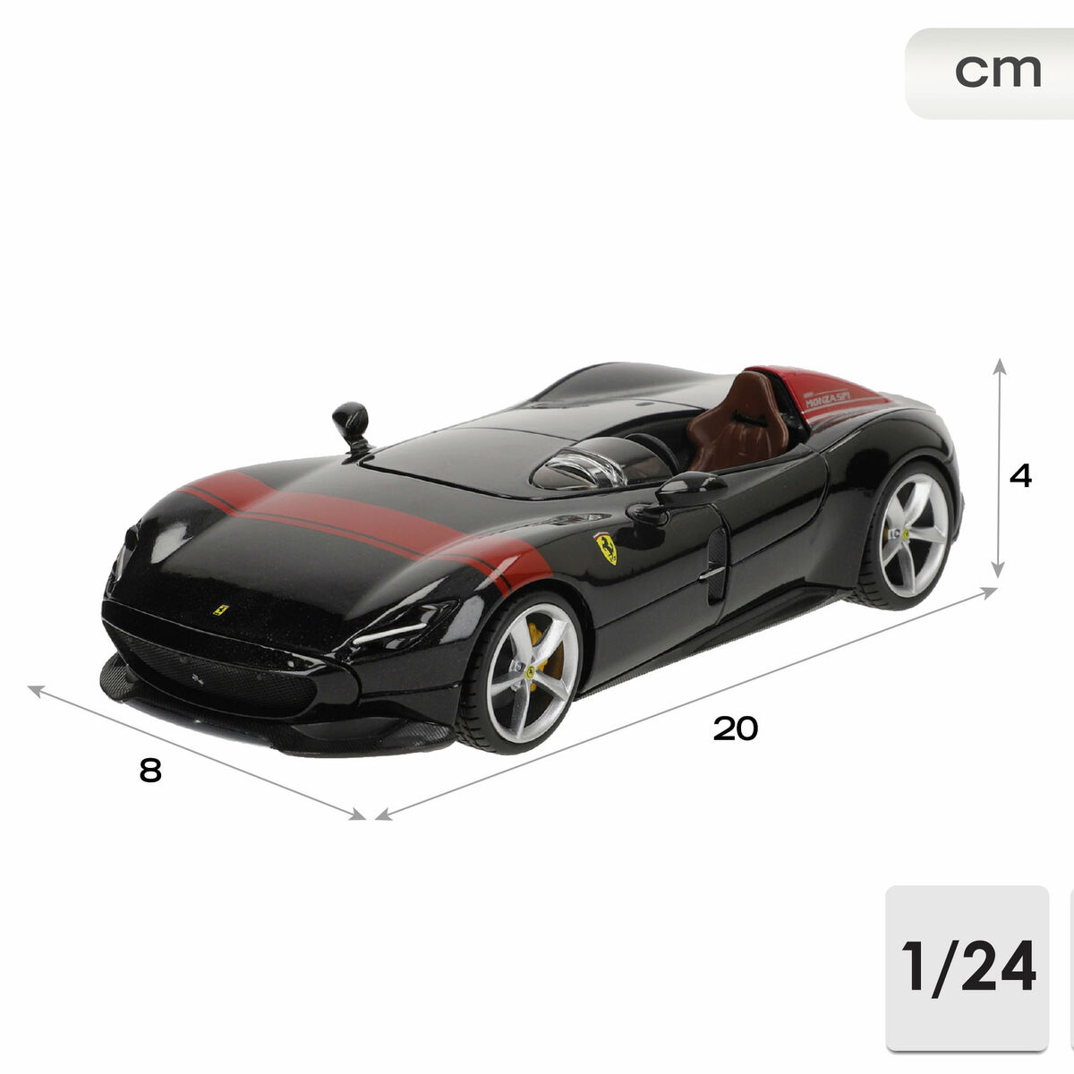 Voiture Bburago Ferrari Monza SP1 1:24 – Image 4