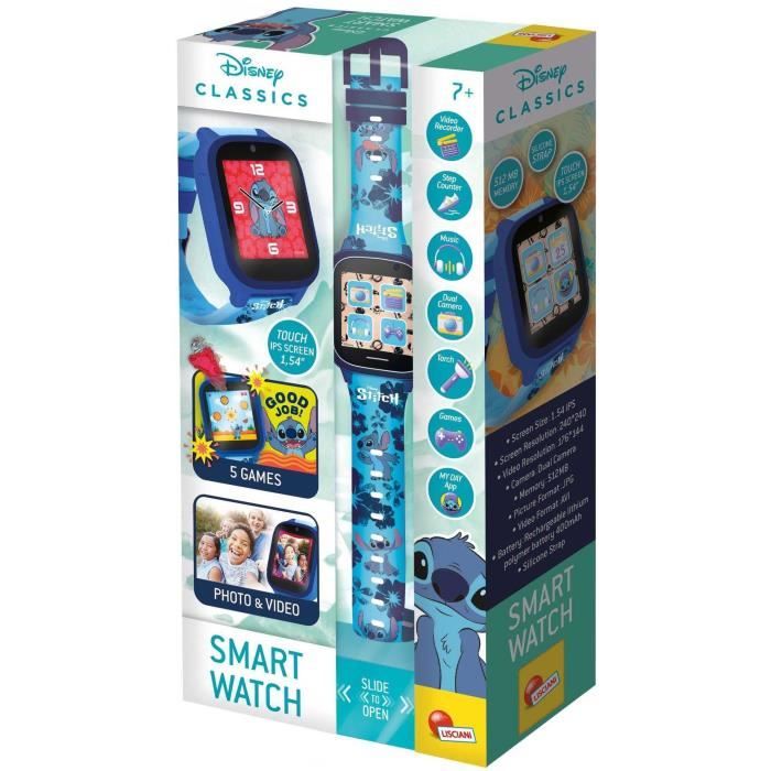Montre Éducative - HI TECH - STITCH - Cadrans personnalisables, 5 Jeux interactifs – Image 2