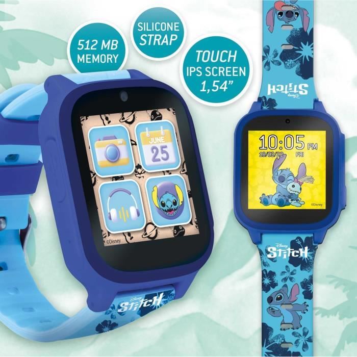 Montre Éducative - HI TECH - STITCH - Cadrans personnalisables, 5 Jeux interactifs – Image 3