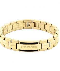 Bracelet Homme Tommy Hilfiger PARKER Acier inoxydable Doré