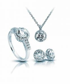 Alternative view of Ensemble Collier et Boucles d'oreille Diamonfire 1312691902165 Bague