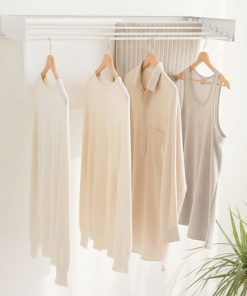 Étendoir mural pliable extensible rétractable Dryva 80 InnovaGoods