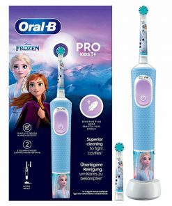 Brosse à dents électrique Oral-B Frozen Noir Multicouleur (2 Pièces) (2 Unités)