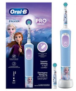 Alternative view of Brosse à dents électrique Oral-B Frozen Noir Multicouleur (2 Pièces) (2 Unités)
