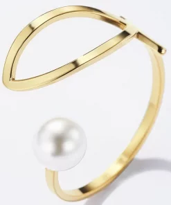 Bagues en acier inoxydable boule blanche