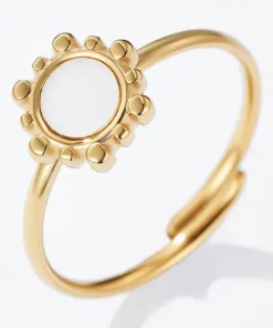 Bague Soleil en acier inoxydable